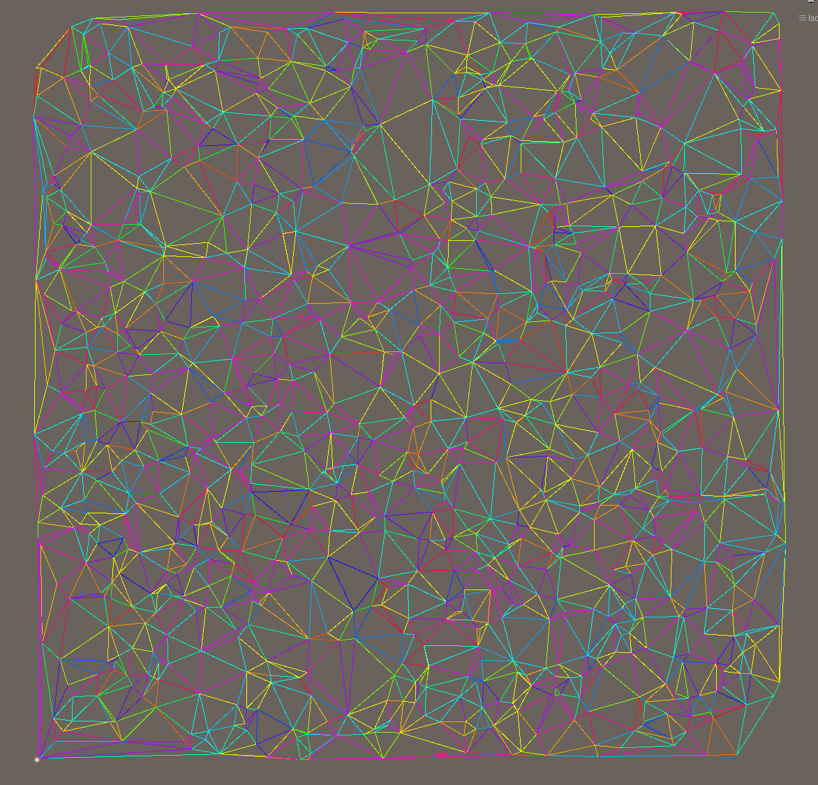 Delaunay Triangulation and Triangle Storage