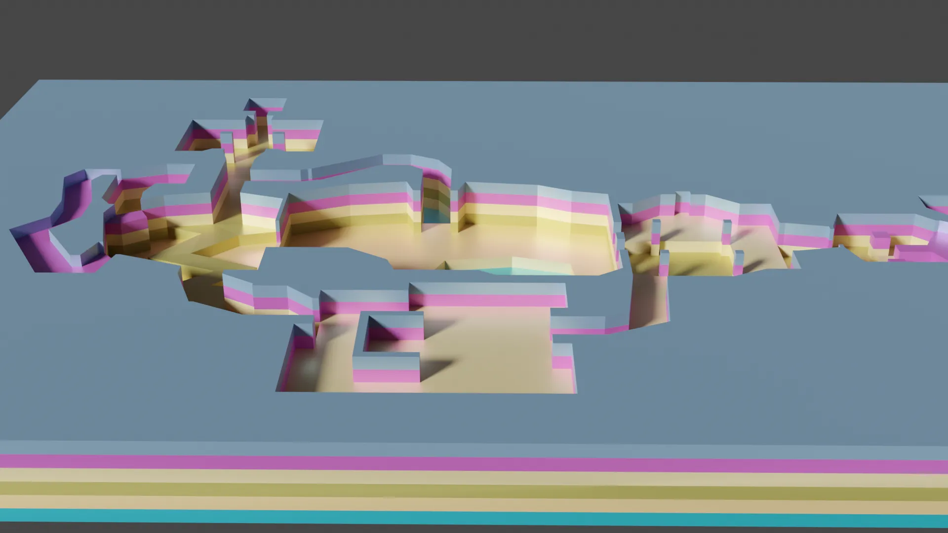 Blender render of E1M1