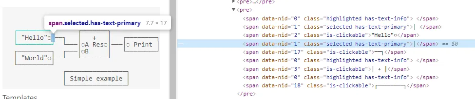 Straight HTML renderer